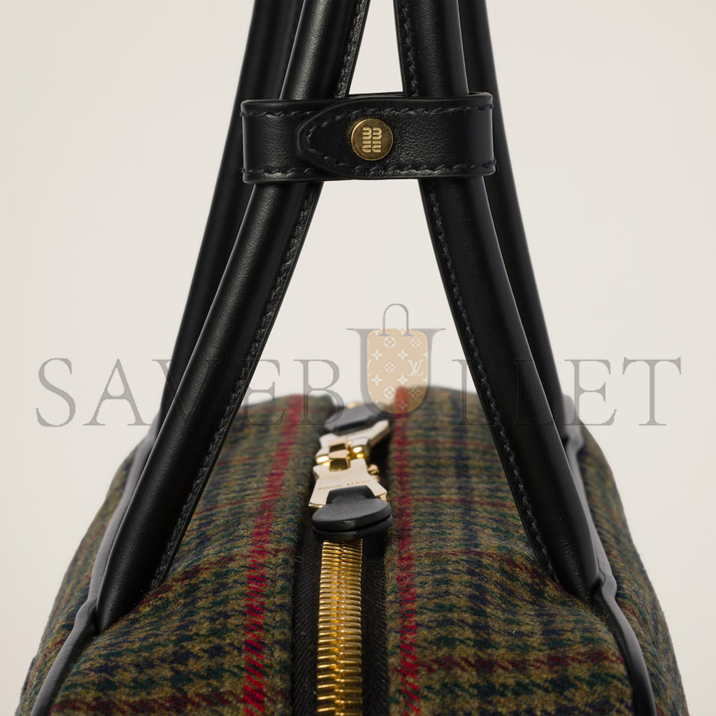 MIU MIU AVENTURE NAPPA LEATHER TOP-HANDLE BAG 5BB169 (28*16.5*10cm) MIU MIU AVENTURE NAPPA LEATHER TOP-HANDLE BAG 5BB169 (28*16.5*10cm)